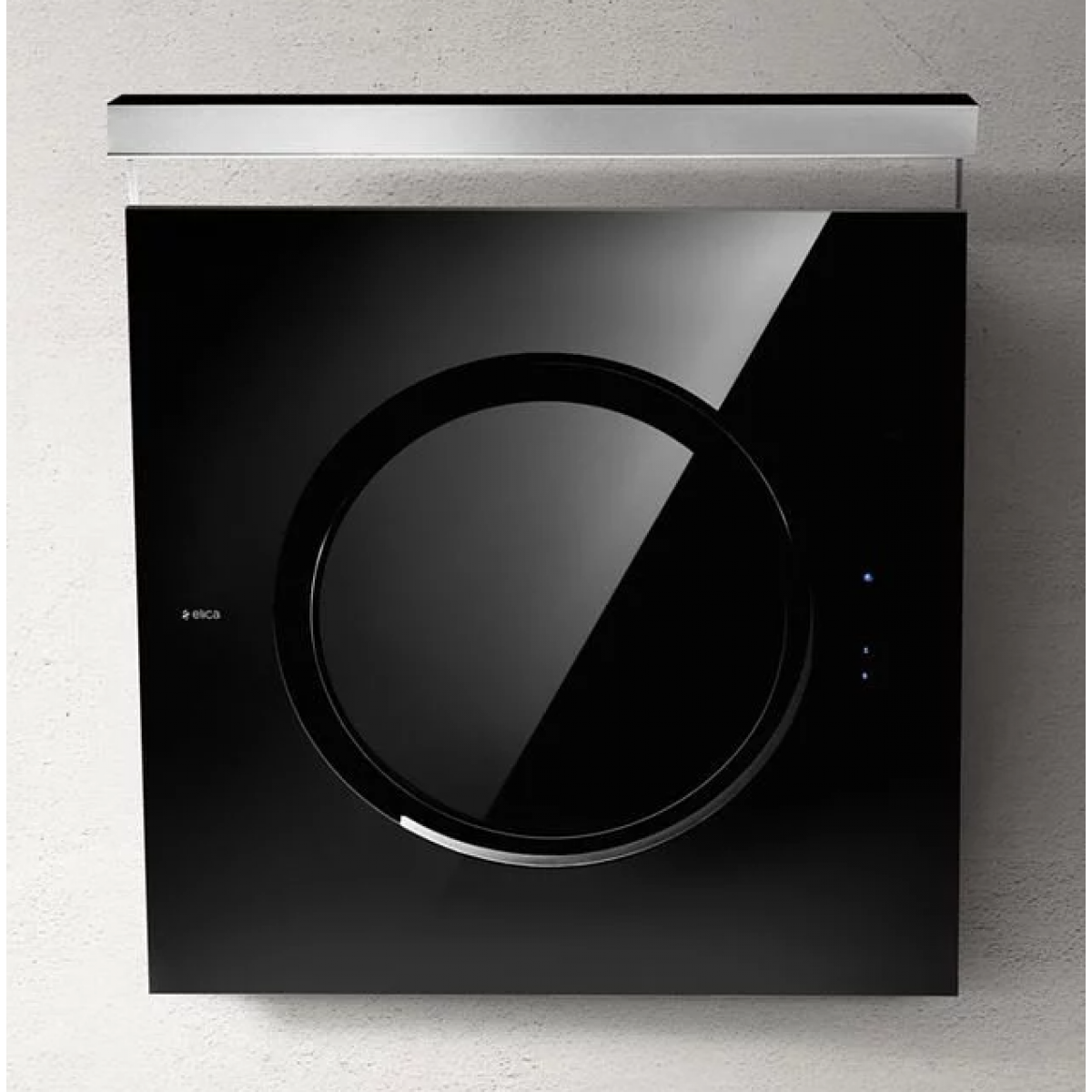 Elica OM Touch Screen 80厘米 550m³/h 傾斜煙囪式抽油煙機 (黑色)